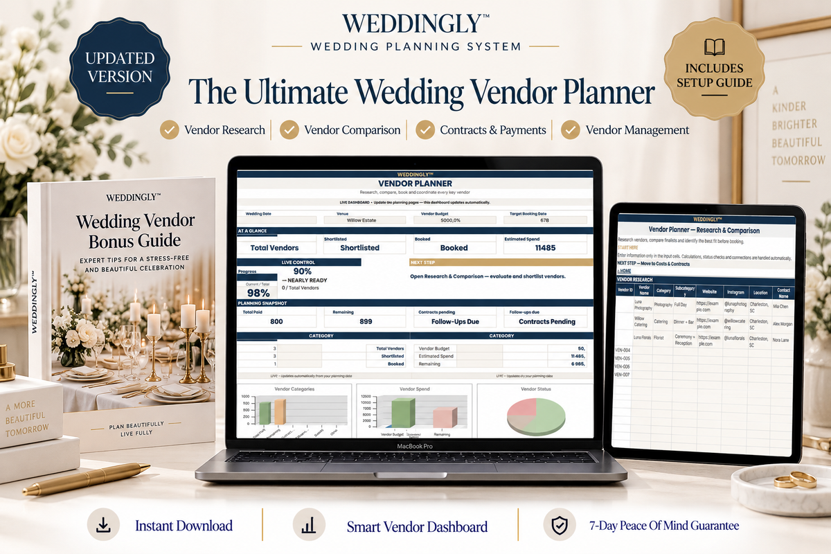 Plan Your Wedding Without Keeping Everything In Your Head.