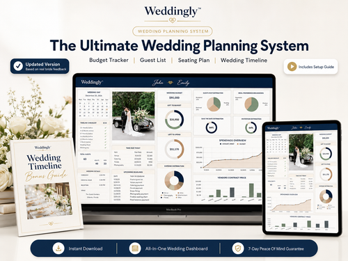Ultimate Wedding Planner Template Dashboard